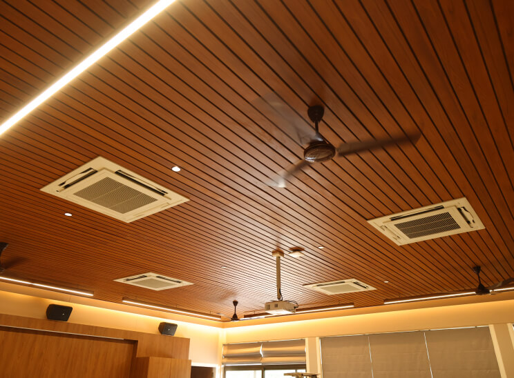 A ceiling is not just above you.